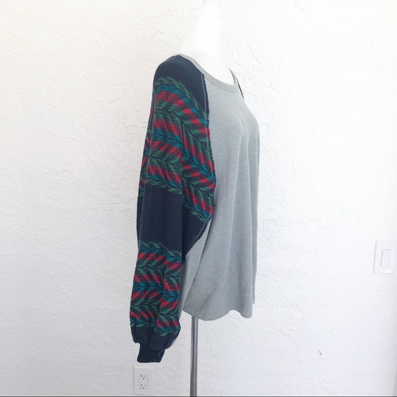 Free People Rainbow of Dreams Sourhwestern Sea Top - Picture 5 of 9